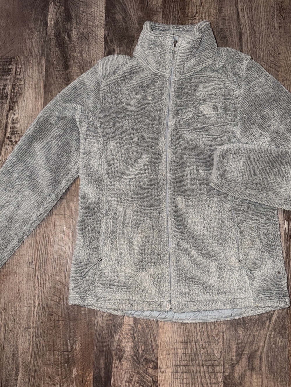 The North Face Gray Plush Fleece Jacket